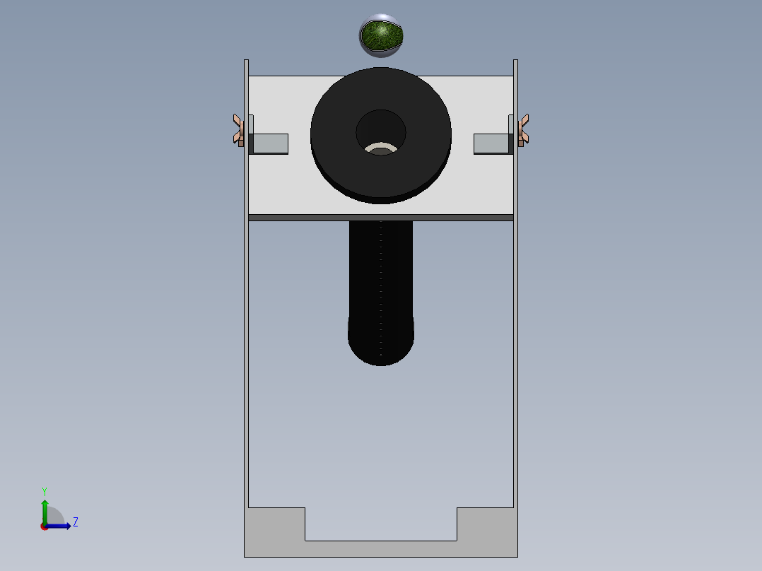 网球射手左视图