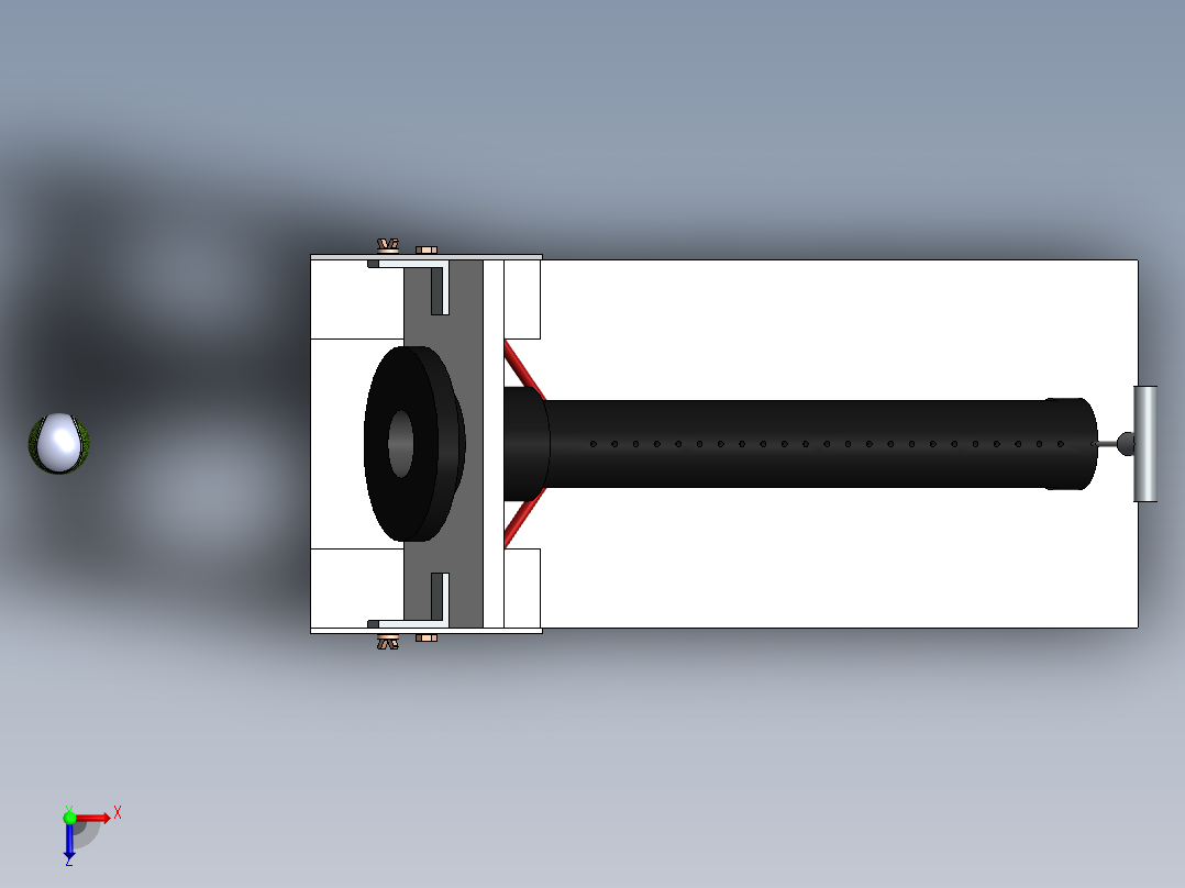 网球射手俯视图