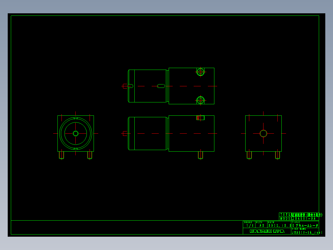 KOSMEKJSA511-0A_rev1多系列多零件图纸模型多系列多零件图纸模型
