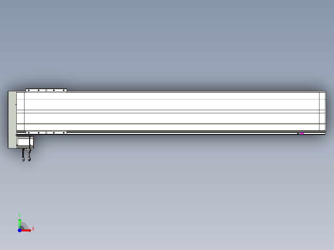 VF丝杆传动-一般环境VF27-Lxx-C-S1650-BL-ZP75-C3前视图