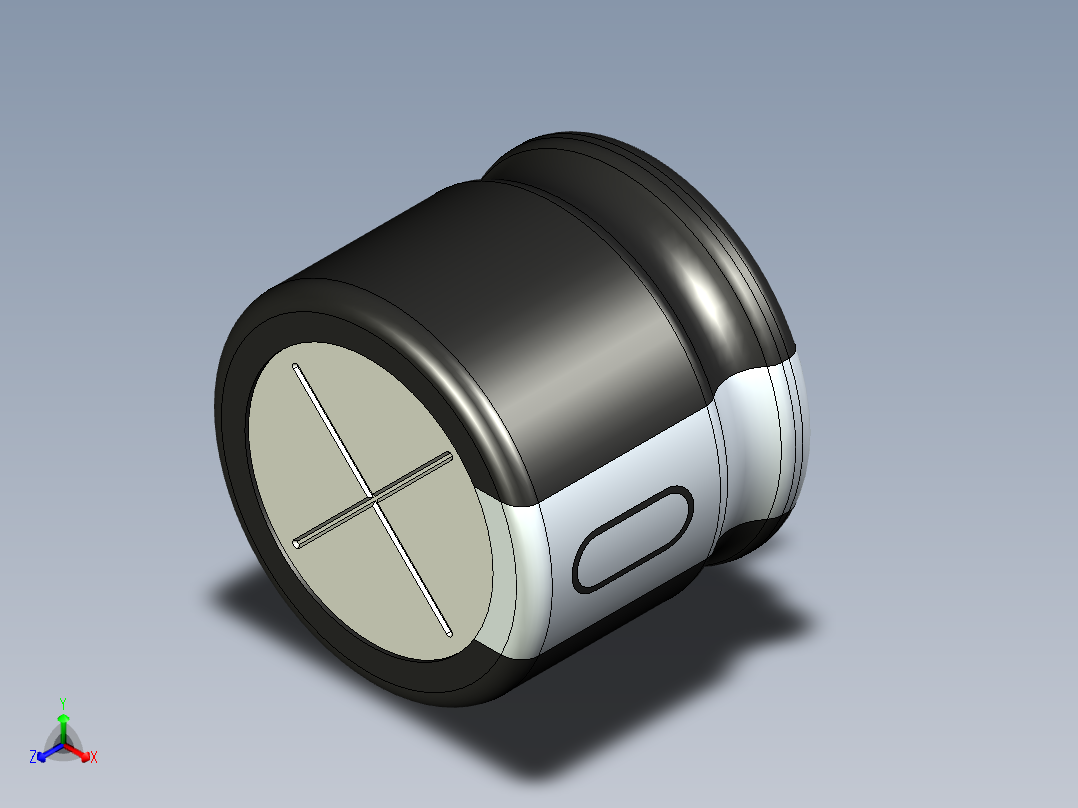 无源元件封装-CAP_RAD_D18x15_POL_BK