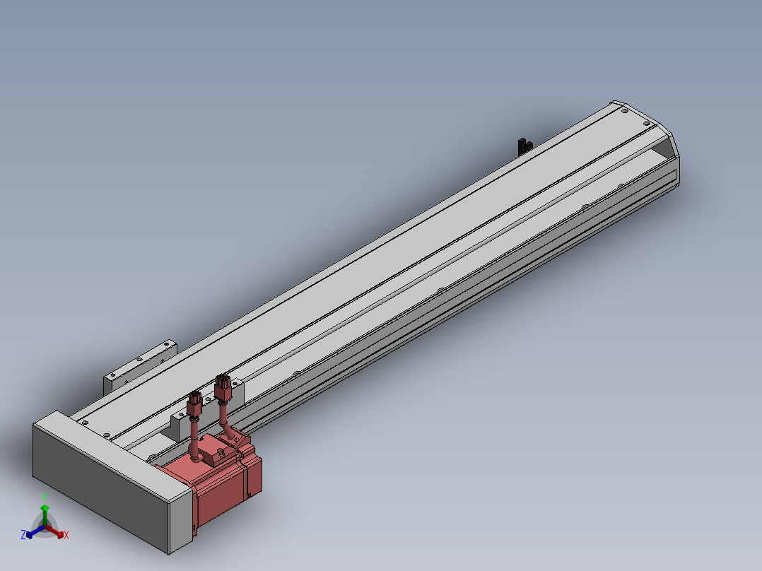 精密模组MY120-T10-550L-BL-P20B-C4-C正等轴测图