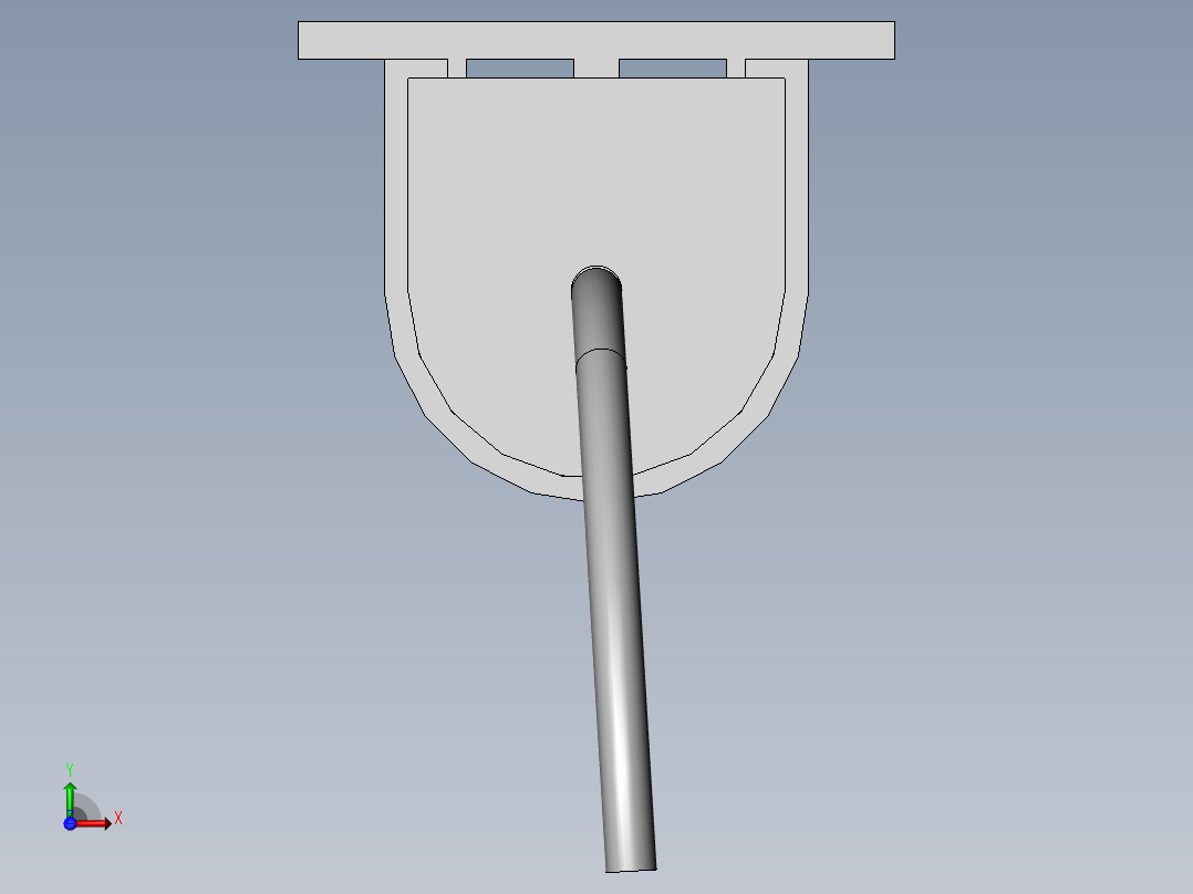 一种用于桥梁加固后的空心板的状态监测装置前视图