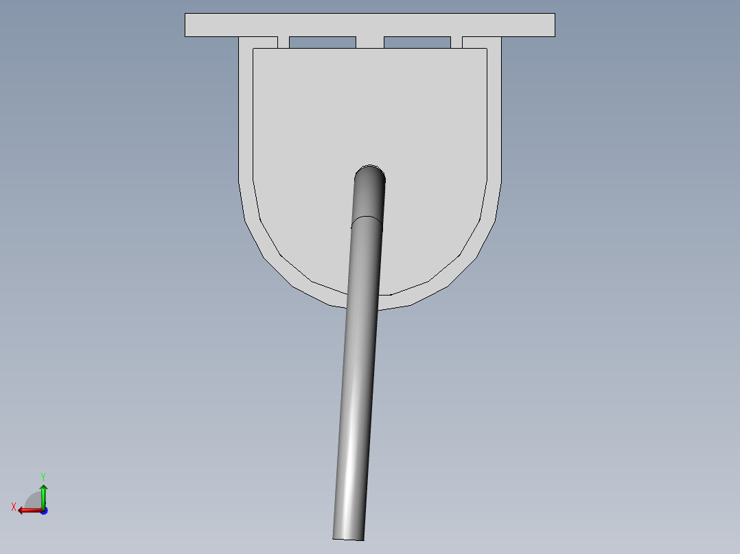 一种用于桥梁加固后的空心板的状态监测装置后视图