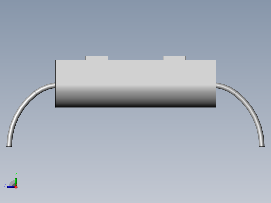 一种用于桥梁加固后的空心板的状态监测装置右视图