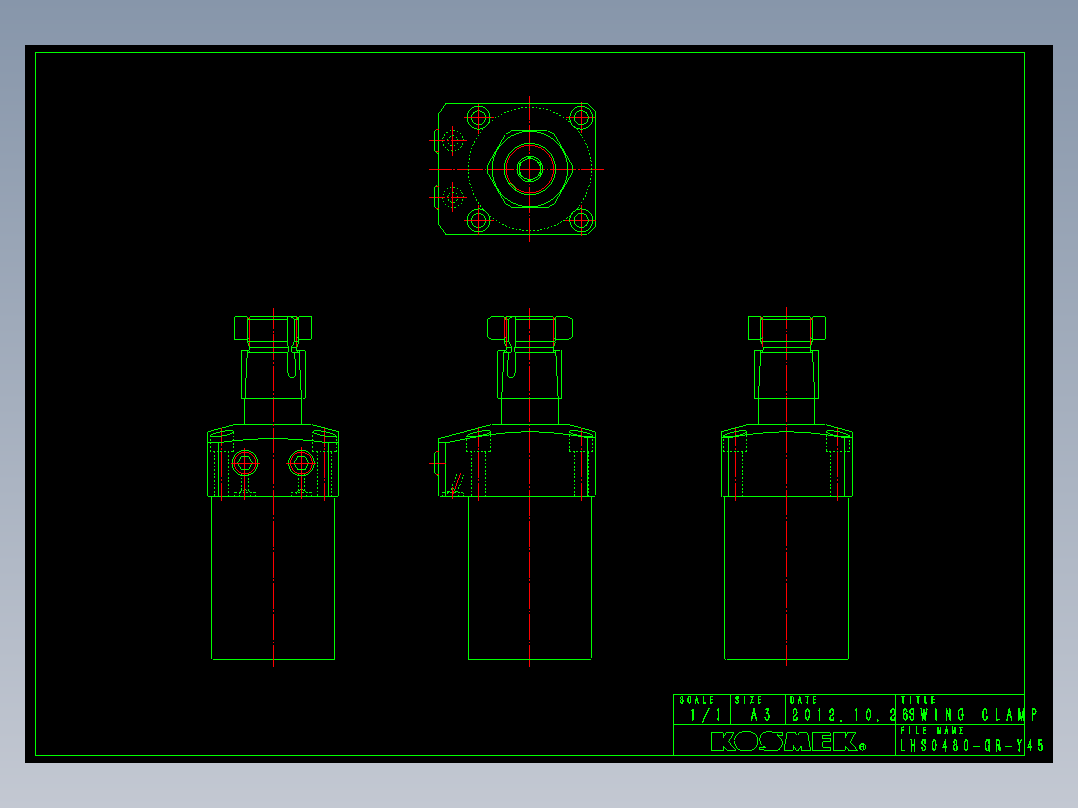 LHS0480-GR-Y45多系列多零件图纸模型