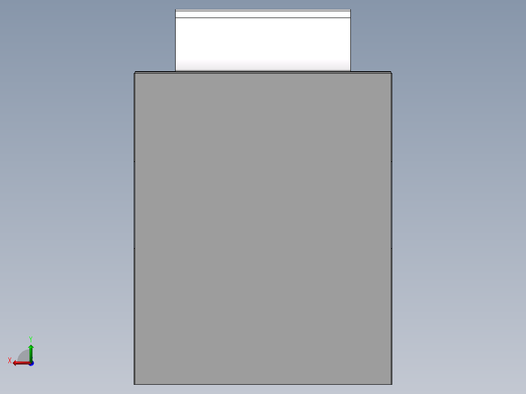 打印机3D后视图