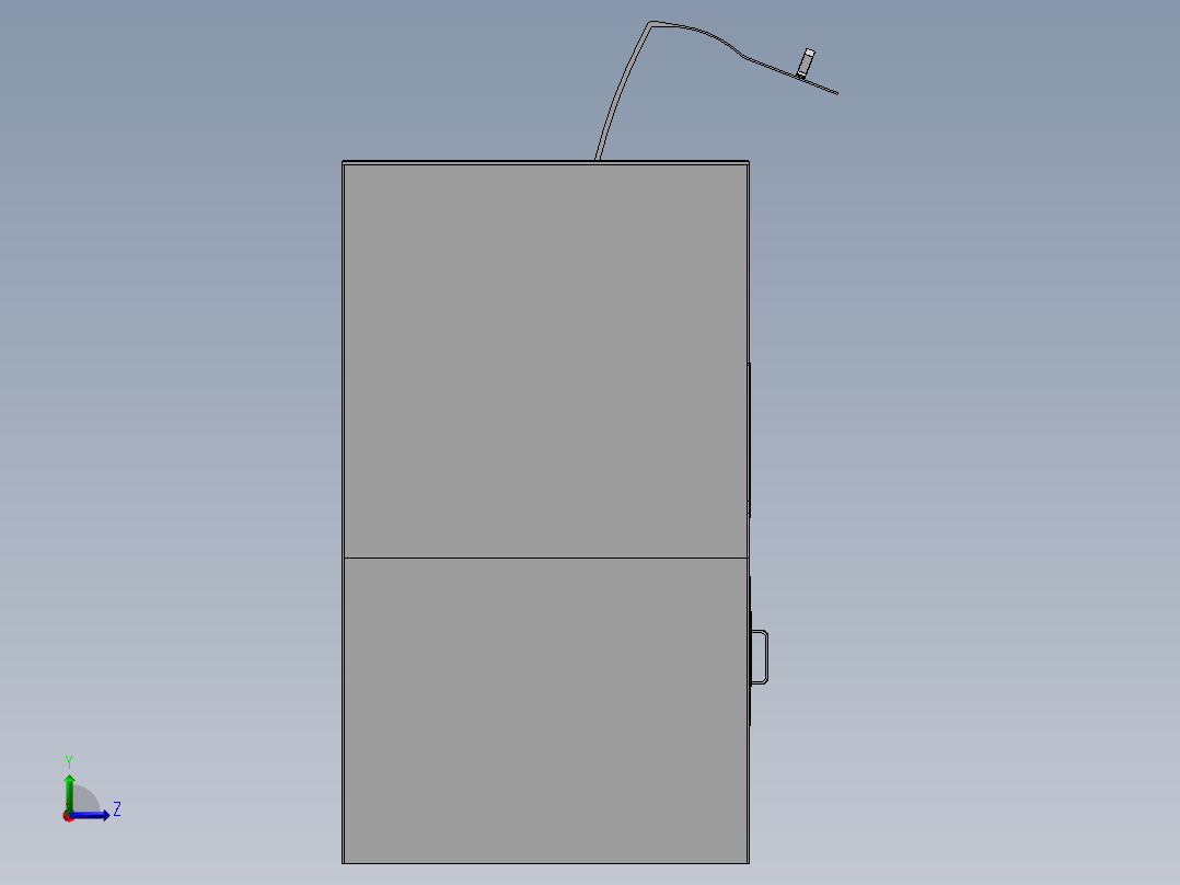 打印机3D左视图
