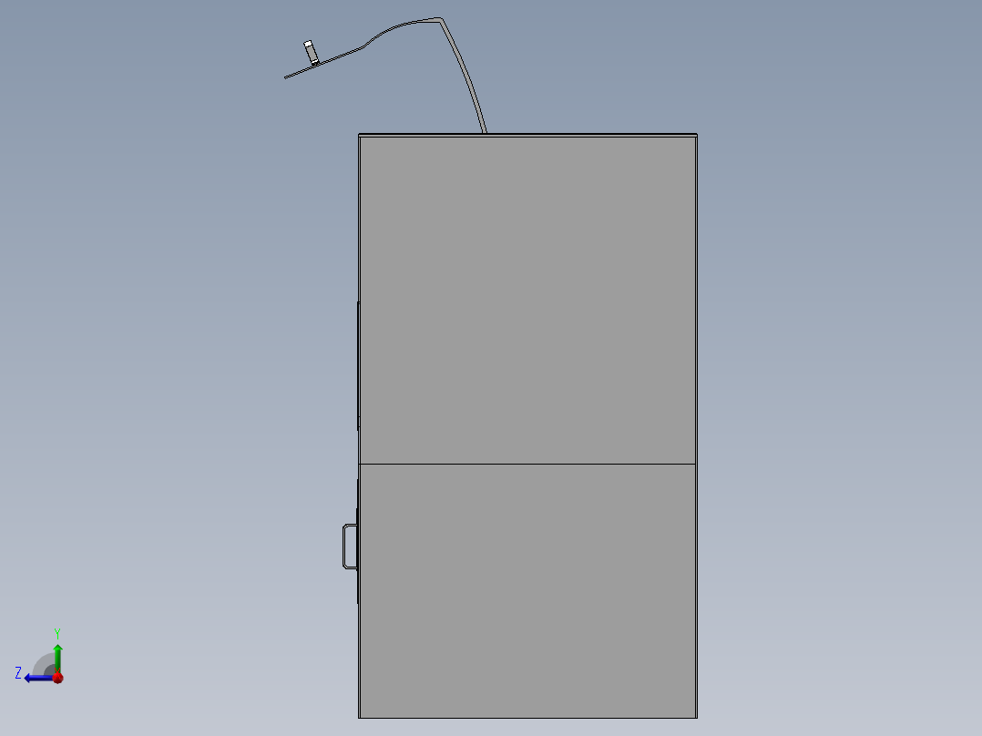 打印机3D右视图