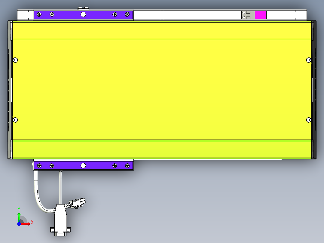 威洛博VL系列直线电机模组-VL22H2-S250前视图