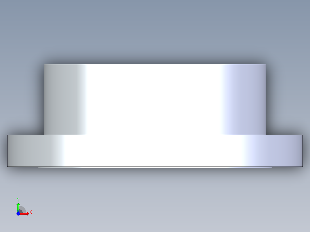 CPVC管件26-Sch80_Flange Vanstone_SOC_9854-100_10in前视图