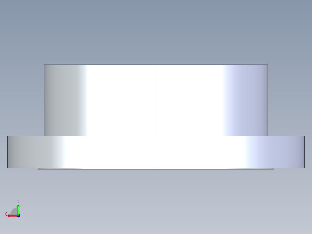 CPVC管件26-Sch80_Flange Vanstone_SOC_9854-100_10in后视图