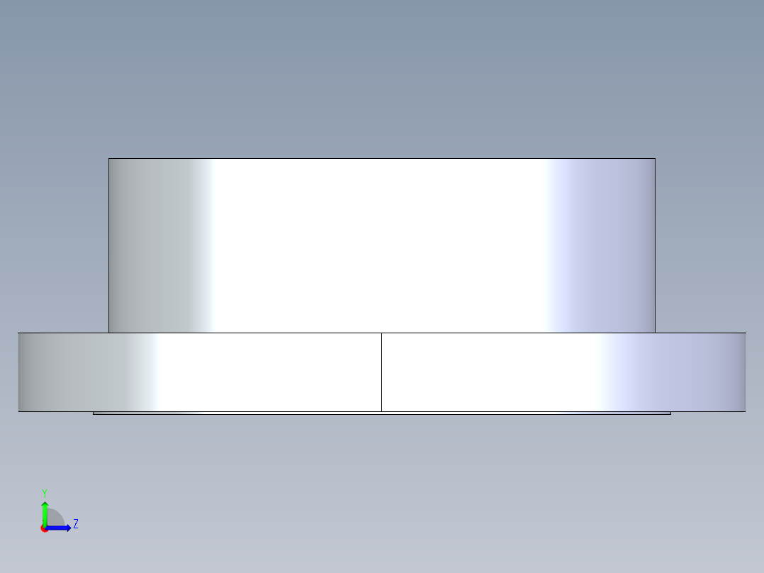 CPVC管件26-Sch80_Flange Vanstone_SOC_9854-100_10in左视图