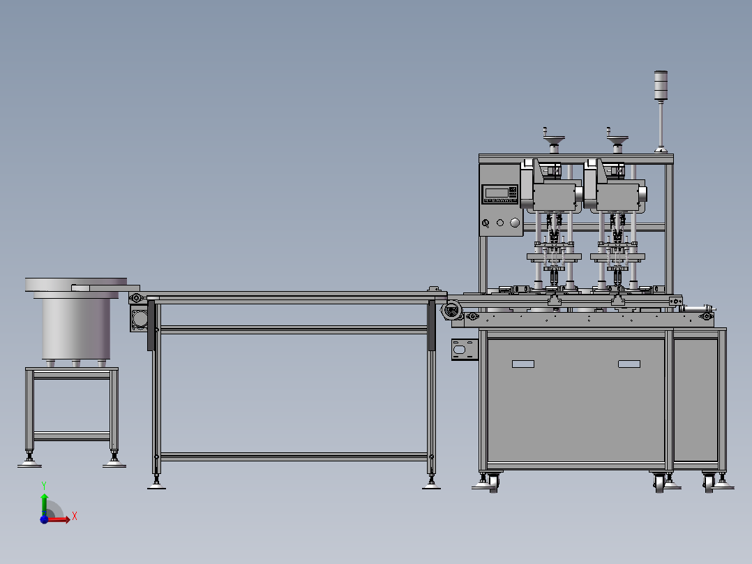 已经投产的全自动锁螺丝机、实用型锁螺丝机前视图