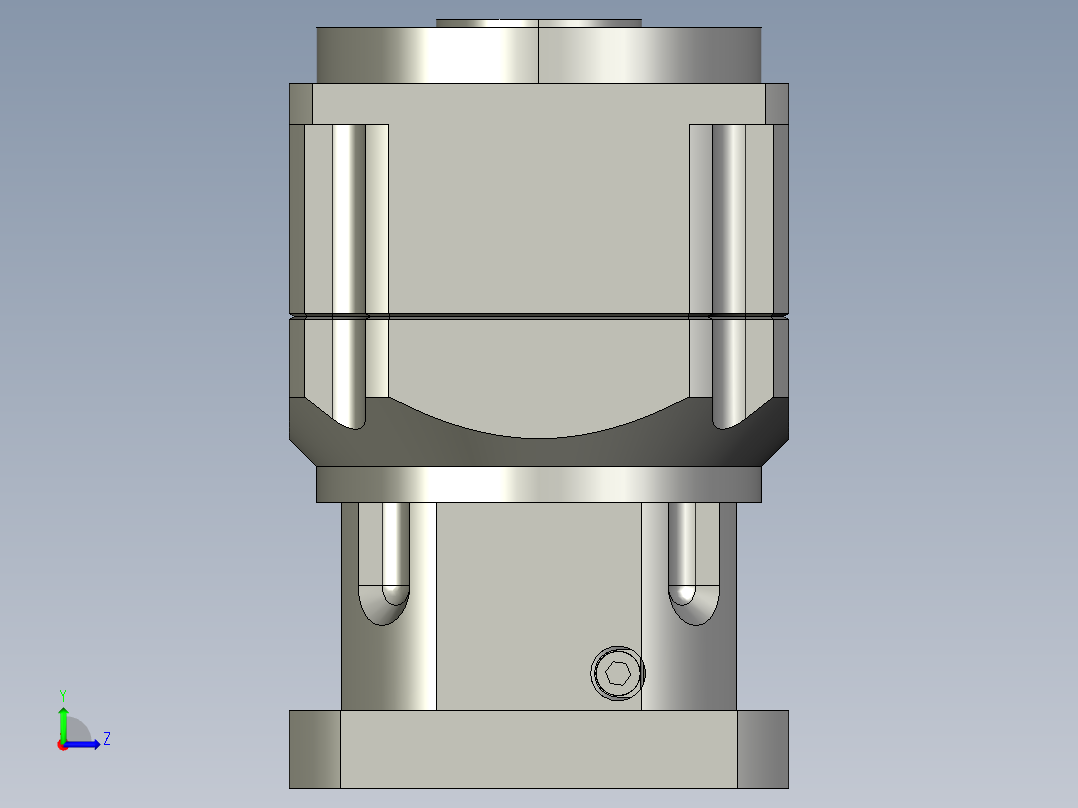 斜齿孔PGH180T-L2 35-114.3-200-M12.STEP左视图