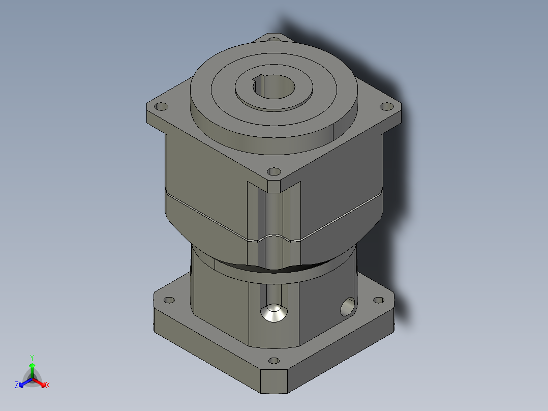 斜齿孔PGH180T-L2 35-114.3-200-M12.STEP正等轴测图