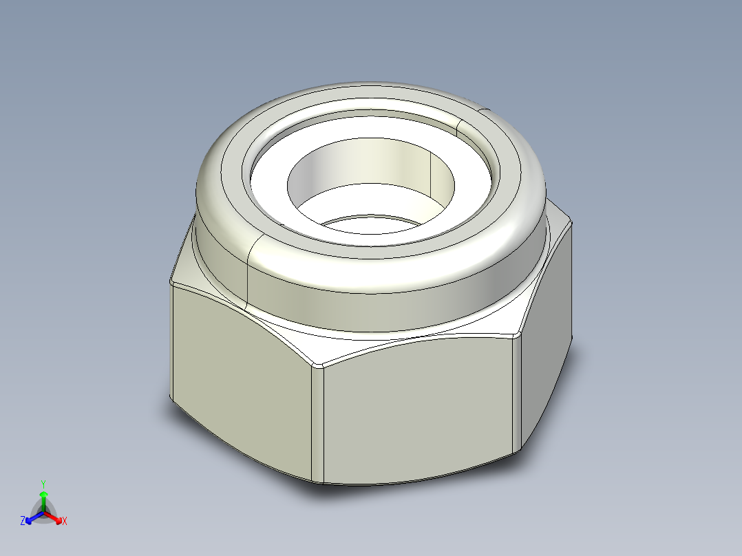 紧固件-STEP 0.2500 Lock Nut