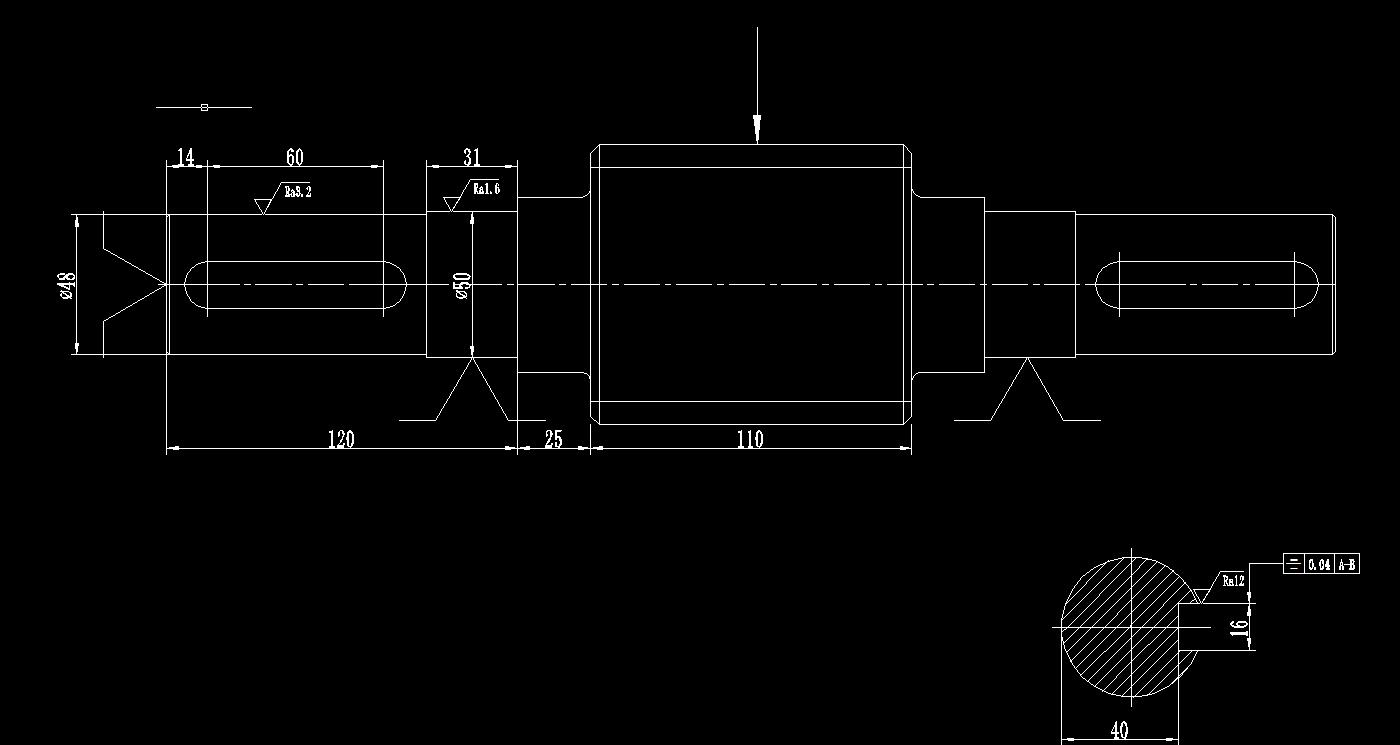 蜗杆轴加工工艺及铣键槽夹具设计含图纸＋说明书