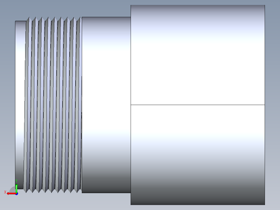 船舶管路系统S20_SeaDrainPLUS_MaleAdapter-SxMPT_37E268702_2in Sea Drain Plus - Male Thread Adapter - SxMPT后视图