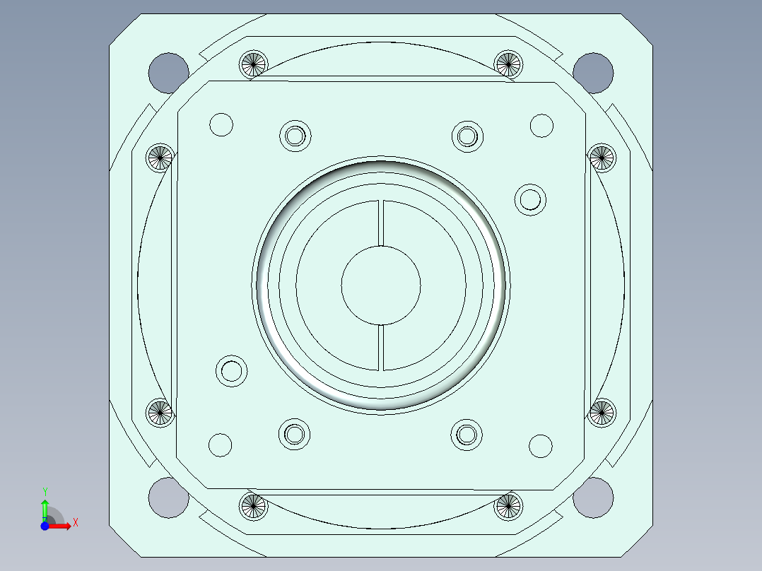 直齿孔PLX240-L3 35-114.3-200-M12.stp前视图