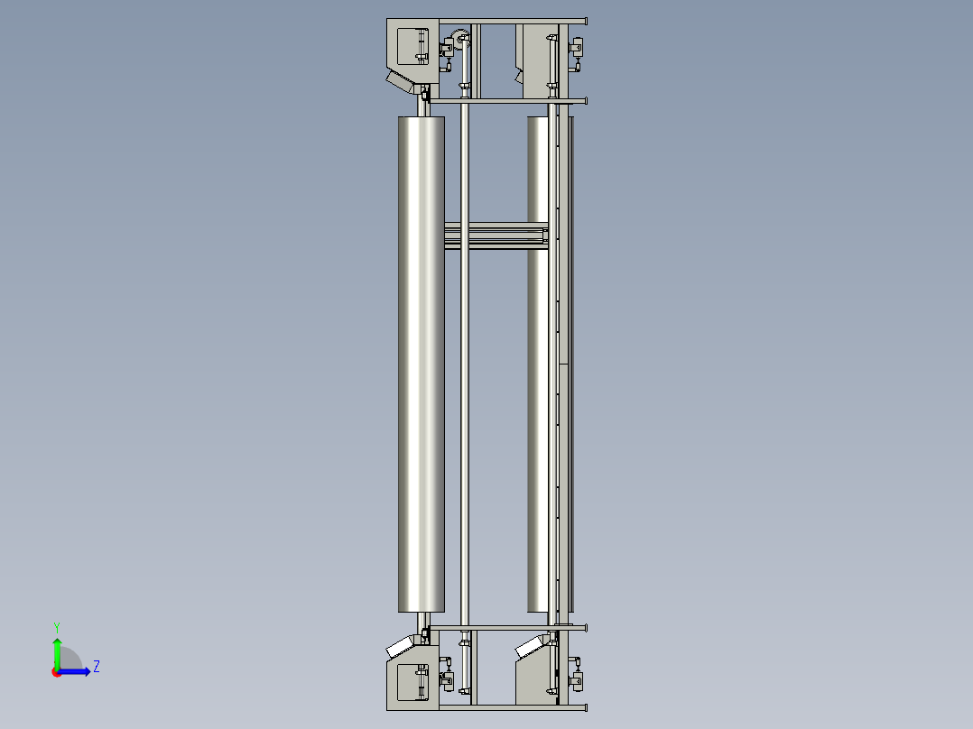 清洗机总图左视图