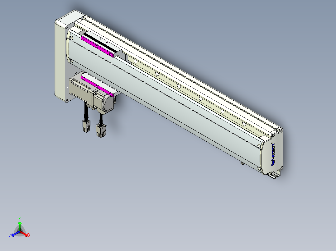 威洛博QF10-Lxx-C-S360-BL-ZP10-C3正等轴测图