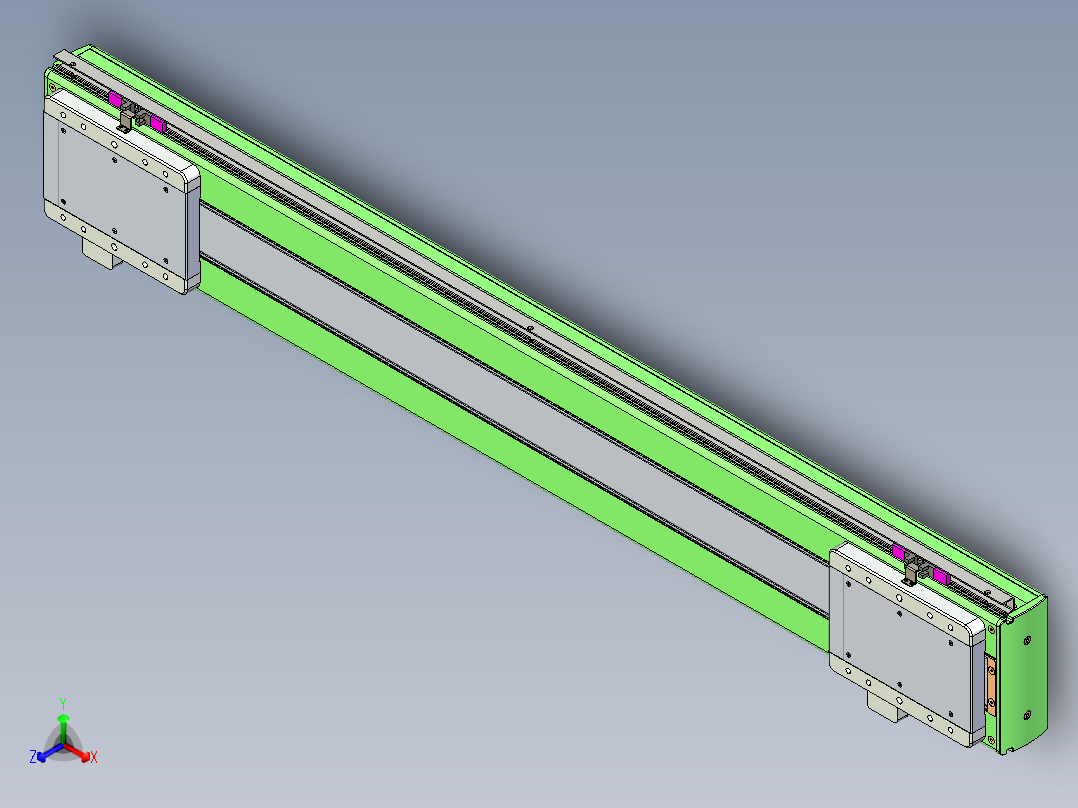 威洛博LC系列3d模型模组2LC17E2Y-S900正等轴测图