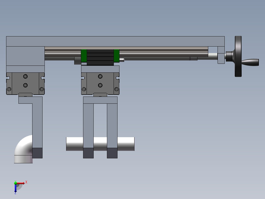 r烫管稳定器俯视图