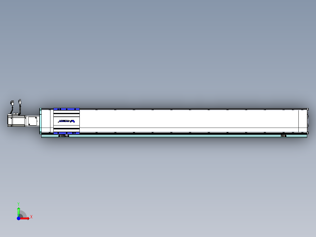 VF丝杆传动-一般环境VF14-Lxx-C-S1150-BC-ZP40-C3前视图