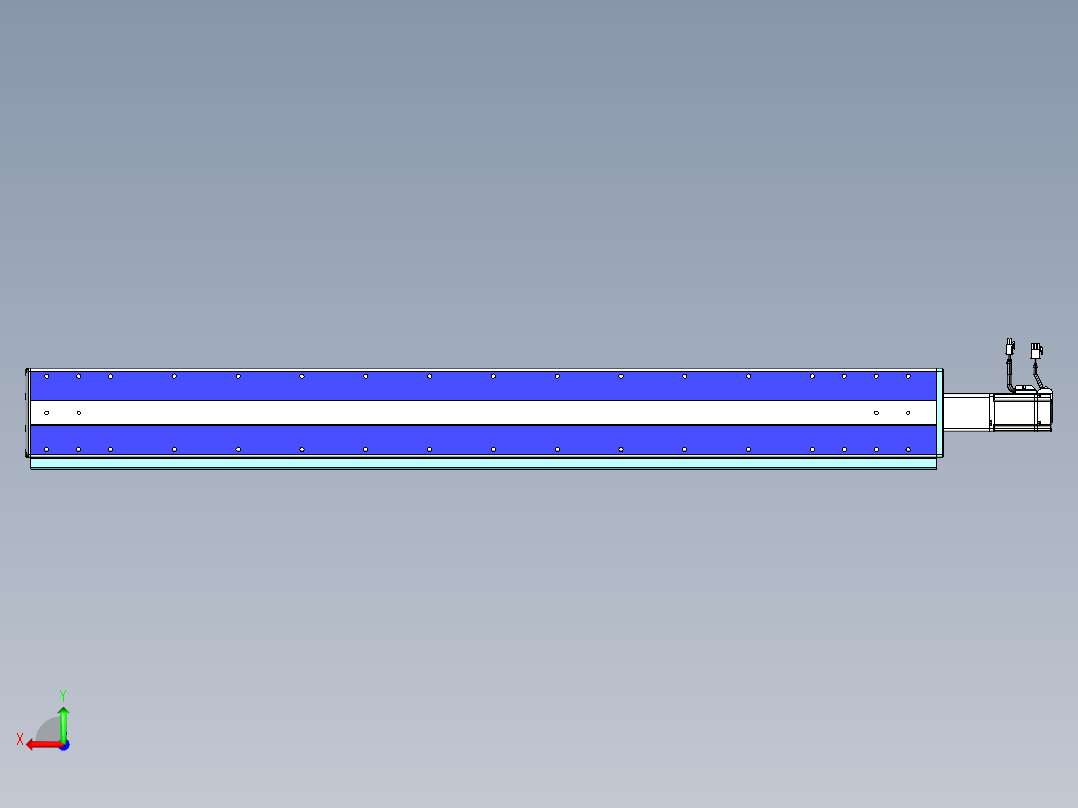 VF丝杆传动-一般环境VF14-Lxx-C-S1150-BC-ZP40-C3后视图