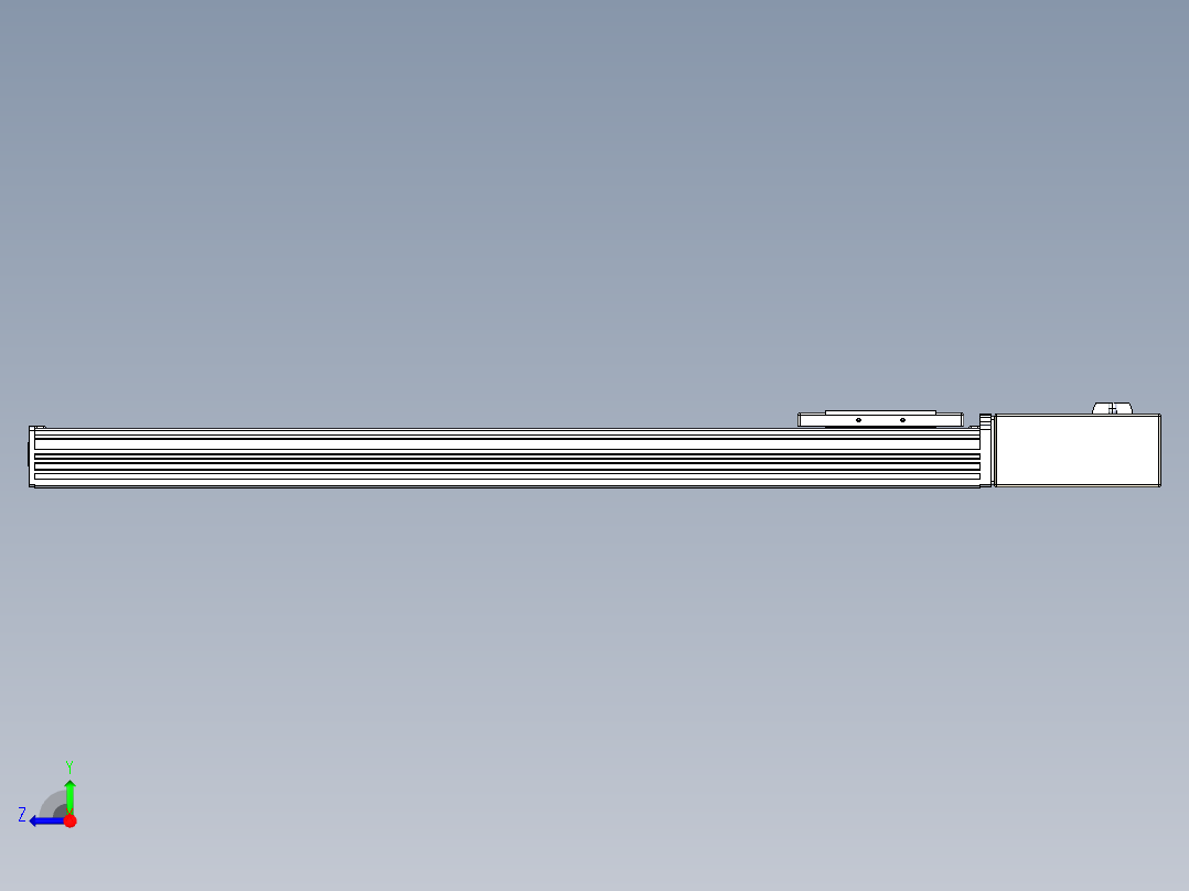 同步带全封闭直线模组TPA-HCB-110D-90-L650-ML-C-P40-N3右视图