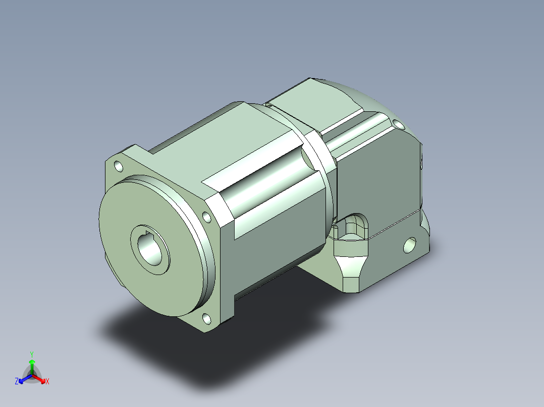 直齿孔ZPLX120-L3 14-73-98.43-M6.stp正等轴测图