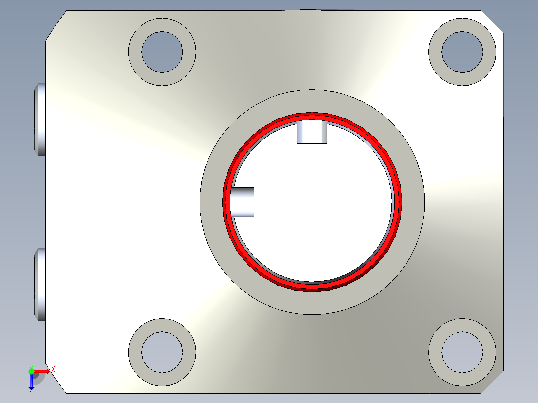 KOSMEKLHS0480-GR-F多系列多零件图纸模型俯视图