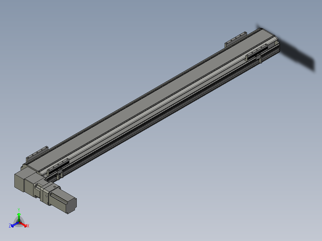 直线模组LHB17-L40-S1450-L(B)设计图纸
