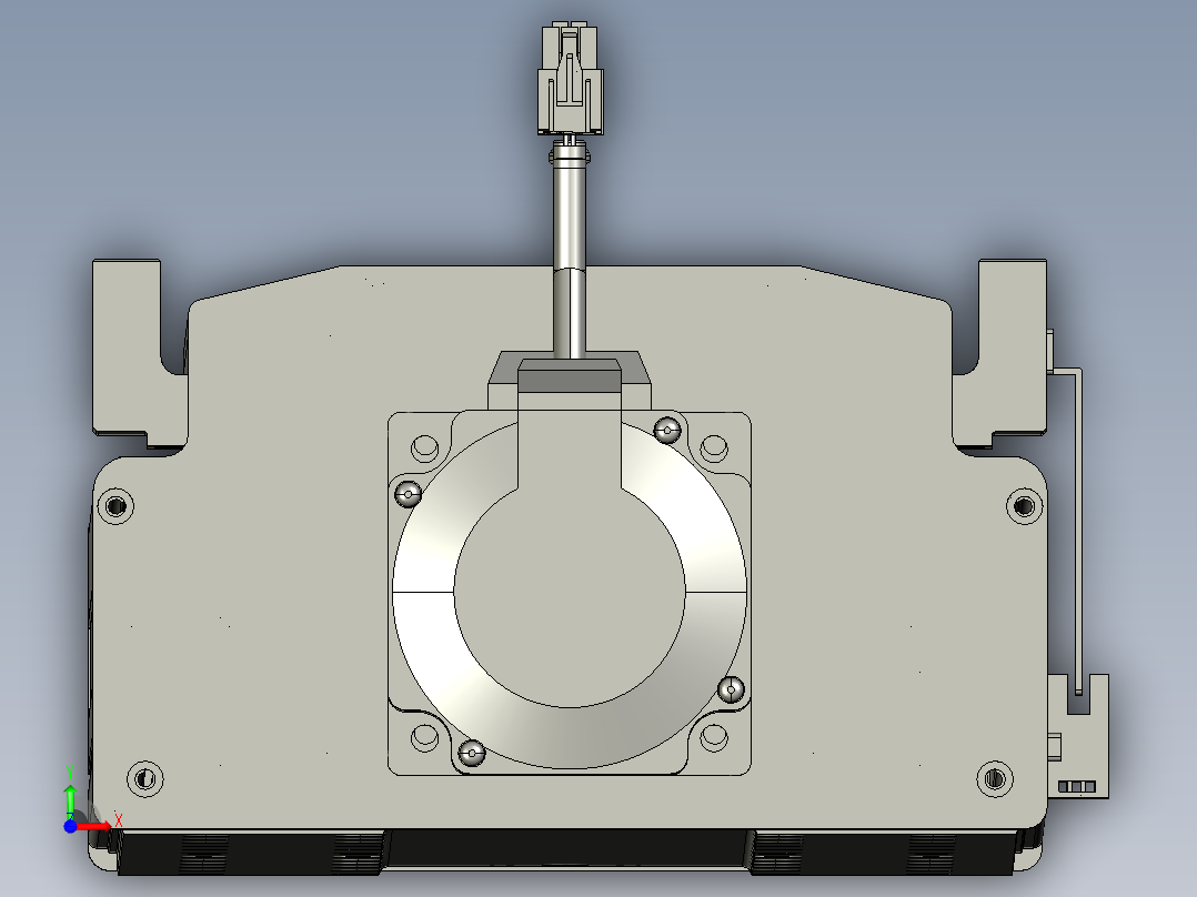 东锦丝杆传动-直线滑台模组DH210-C-L10-S2000-BC-P750W-C3.STEP前视图