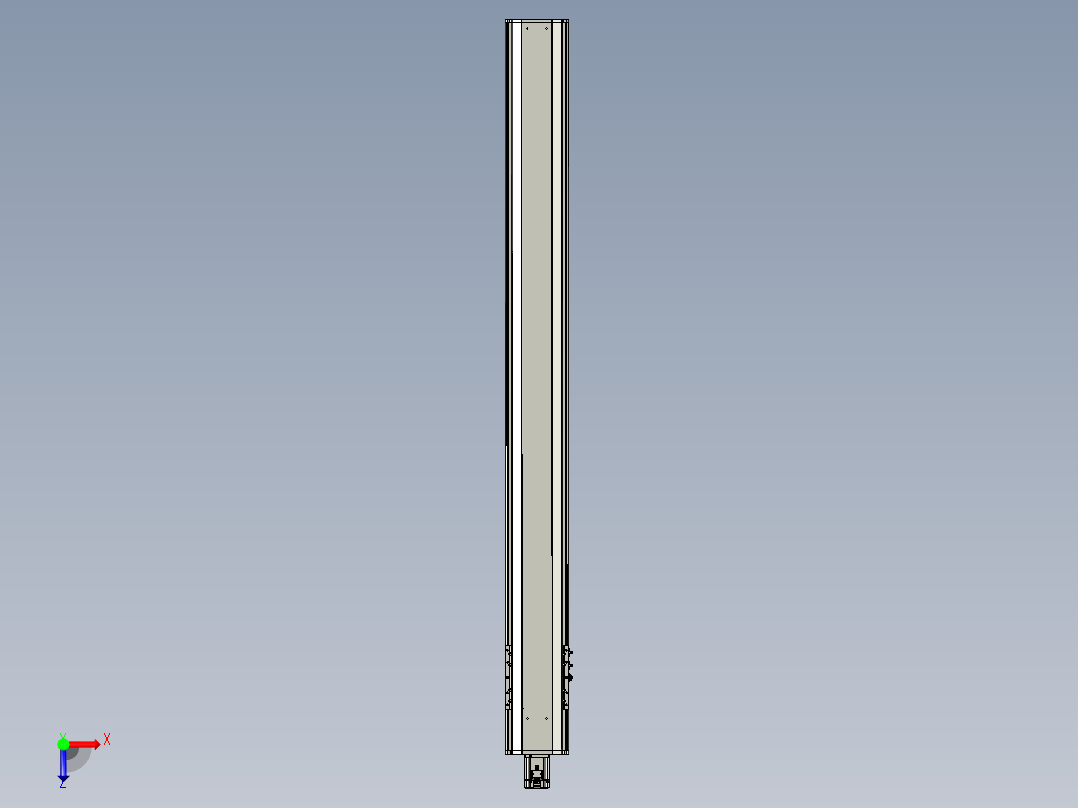 东锦丝杆传动-直线滑台模组DH210-C-L10-S2000-BC-P750W-C3.STEP俯视图