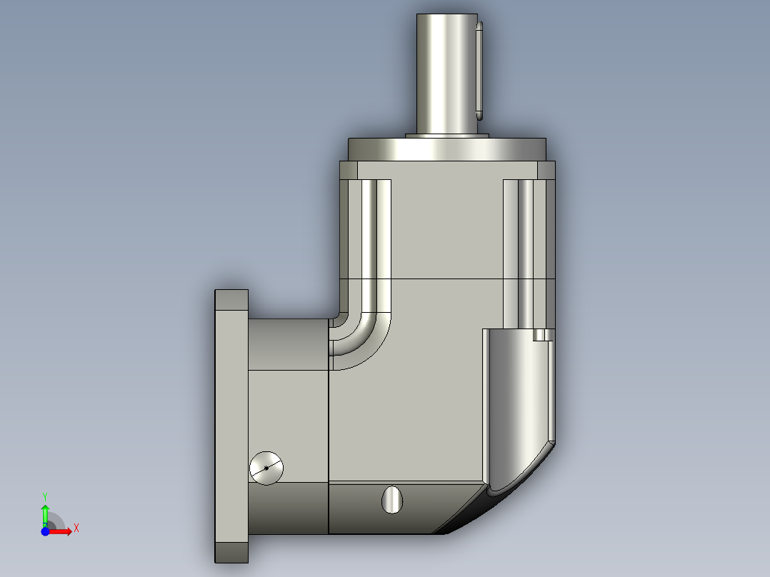 斜齿ZPGH142-L1 35-114.3-200-M12-10B.STEP前视图