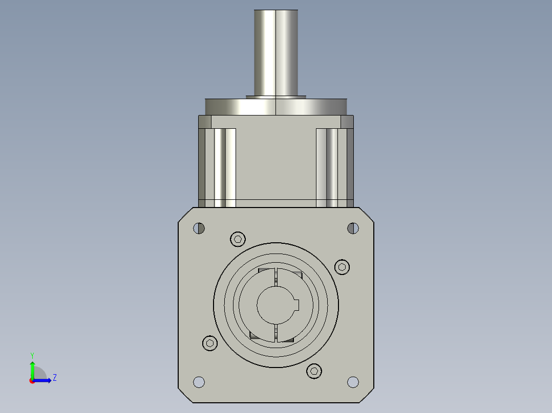 斜齿ZPGH142-L1 35-114.3-200-M12-10B.STEP左视图
