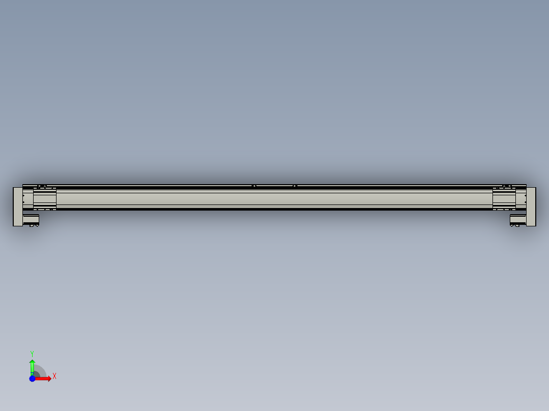 威洛博双电机滑台-VF14D2-S1250-BLR-P40-C6前视图