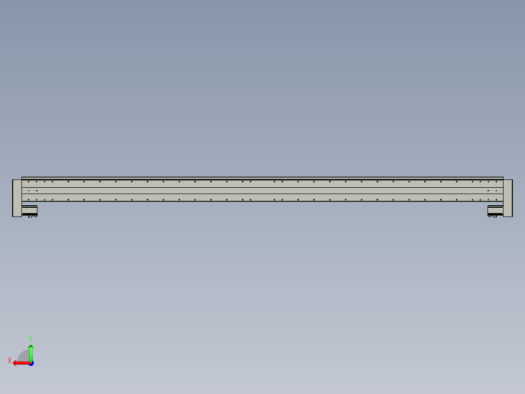 威洛博双电机滑台-VF14D2-S1250-BLR-P40-C6后视图