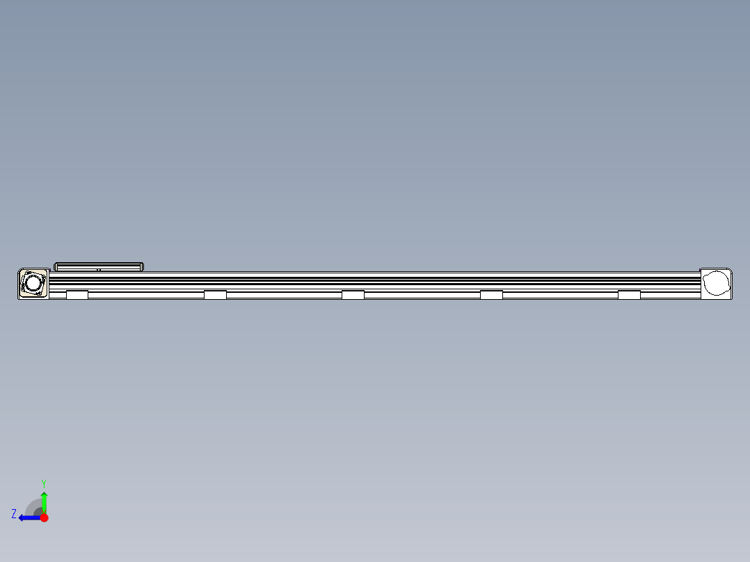 同步带滑台-欧规B8-L176-S1600-L-ZP40-D3-N5右视图