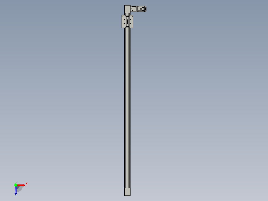 威洛博直线电机模组EB6-L140-S1600-R-P40-MS3俯视图