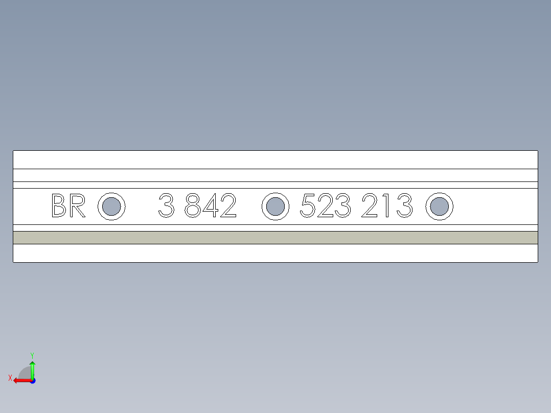 型材-BR 6MM FLAT-TEE SLIDER KJN523213后视图