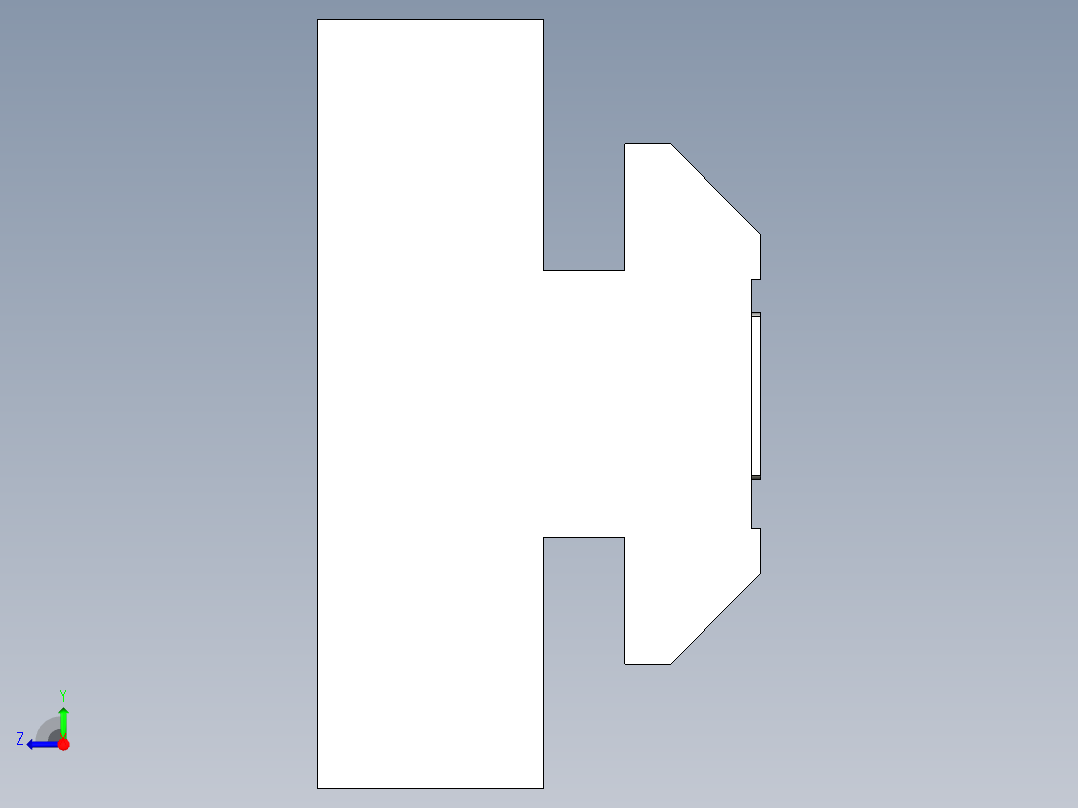 型材-BR 6MM FLAT-TEE SLIDER KJN523213右视图