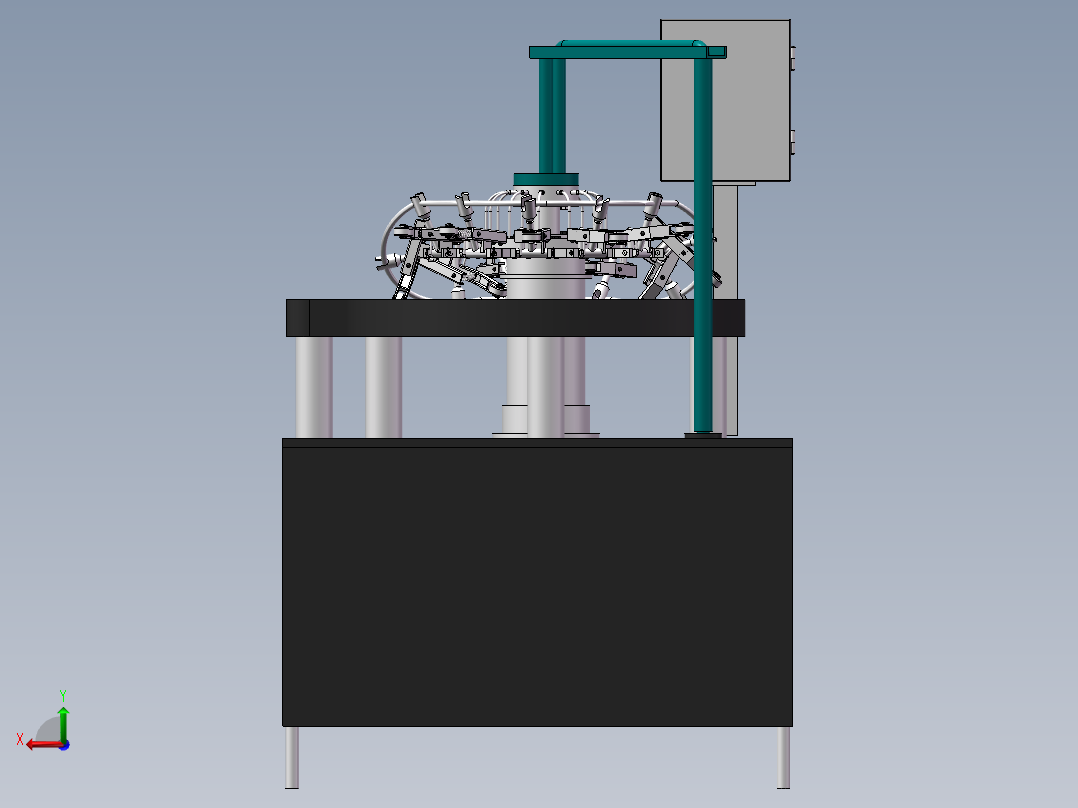 自动点胶贴标机sw17可编辑后视图