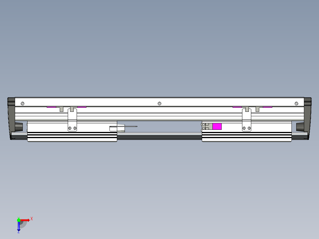 威洛博VL系列3d模型模组2VL17E2Y-S150俯视图