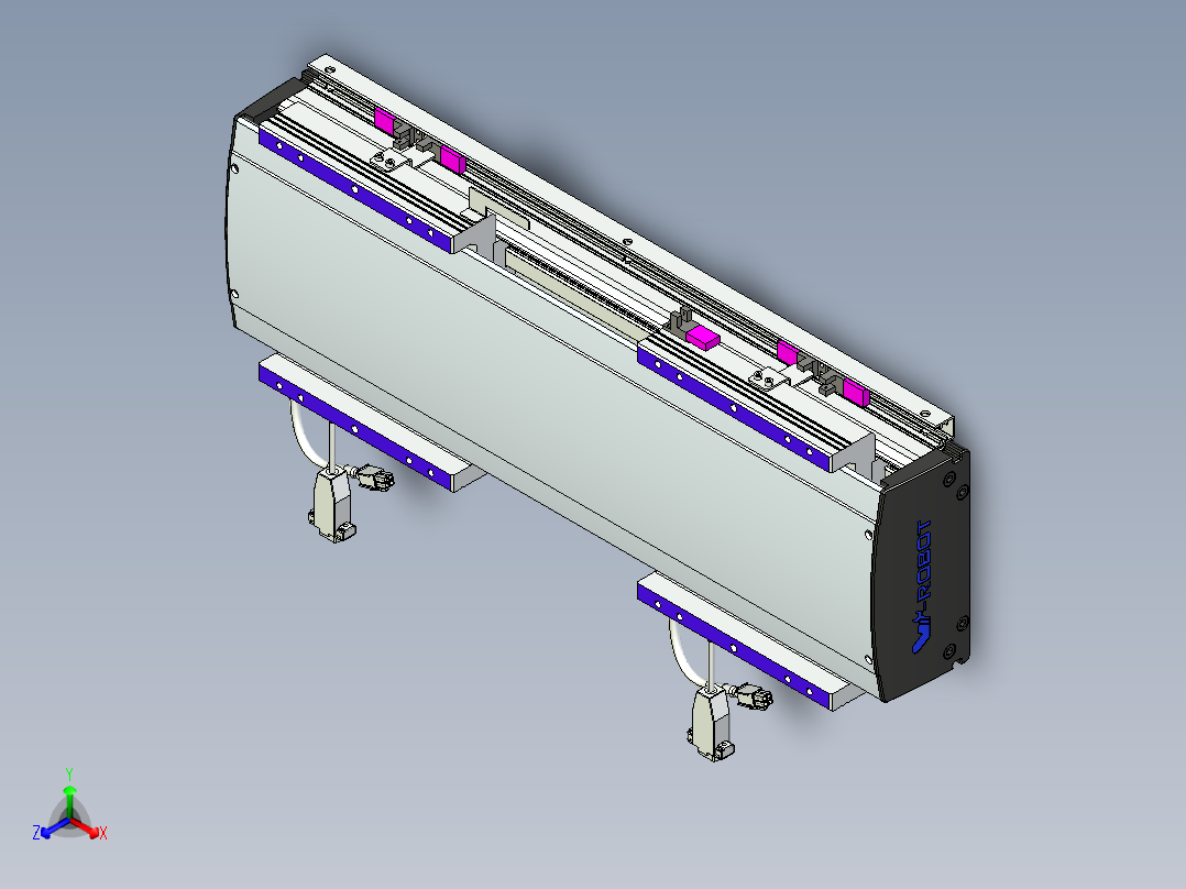 威洛博VL系列3d模型模组2VL17E2Y-S150正等轴测图