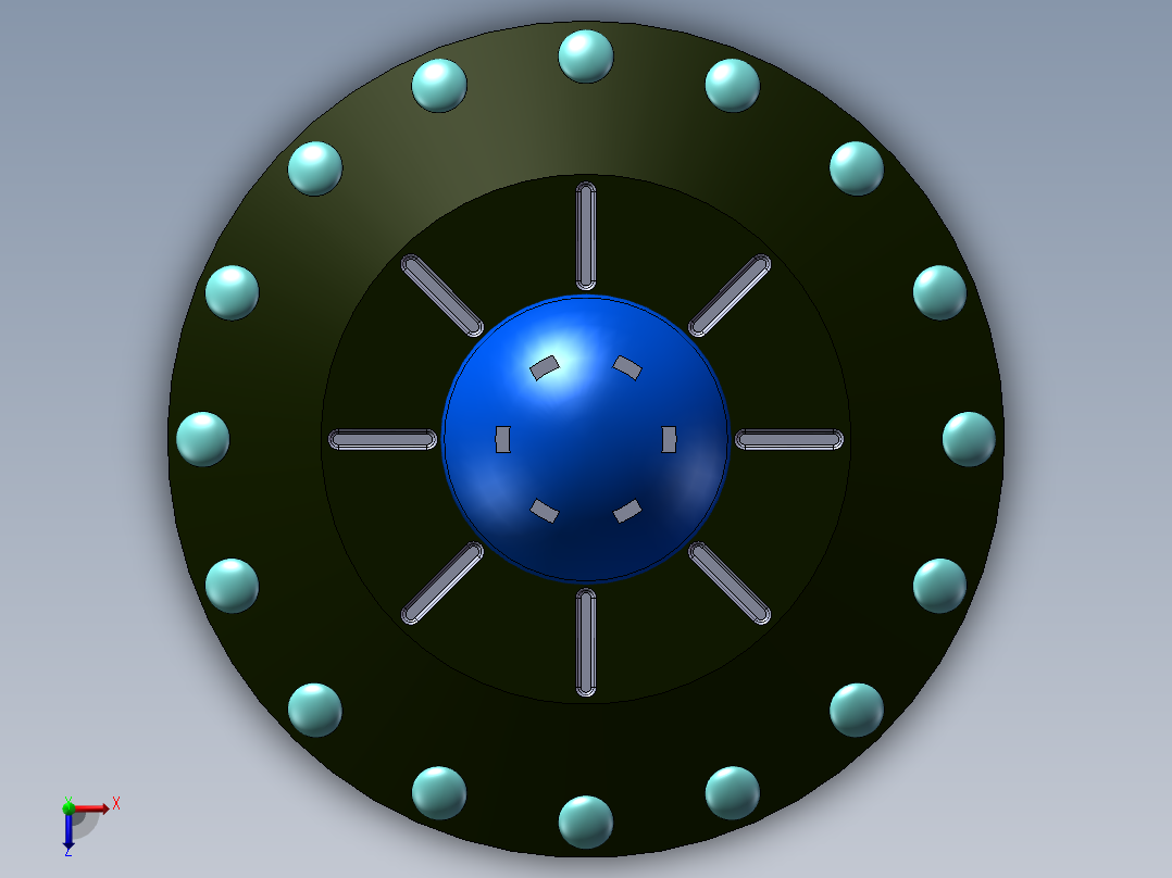 外星飞船13俯视图