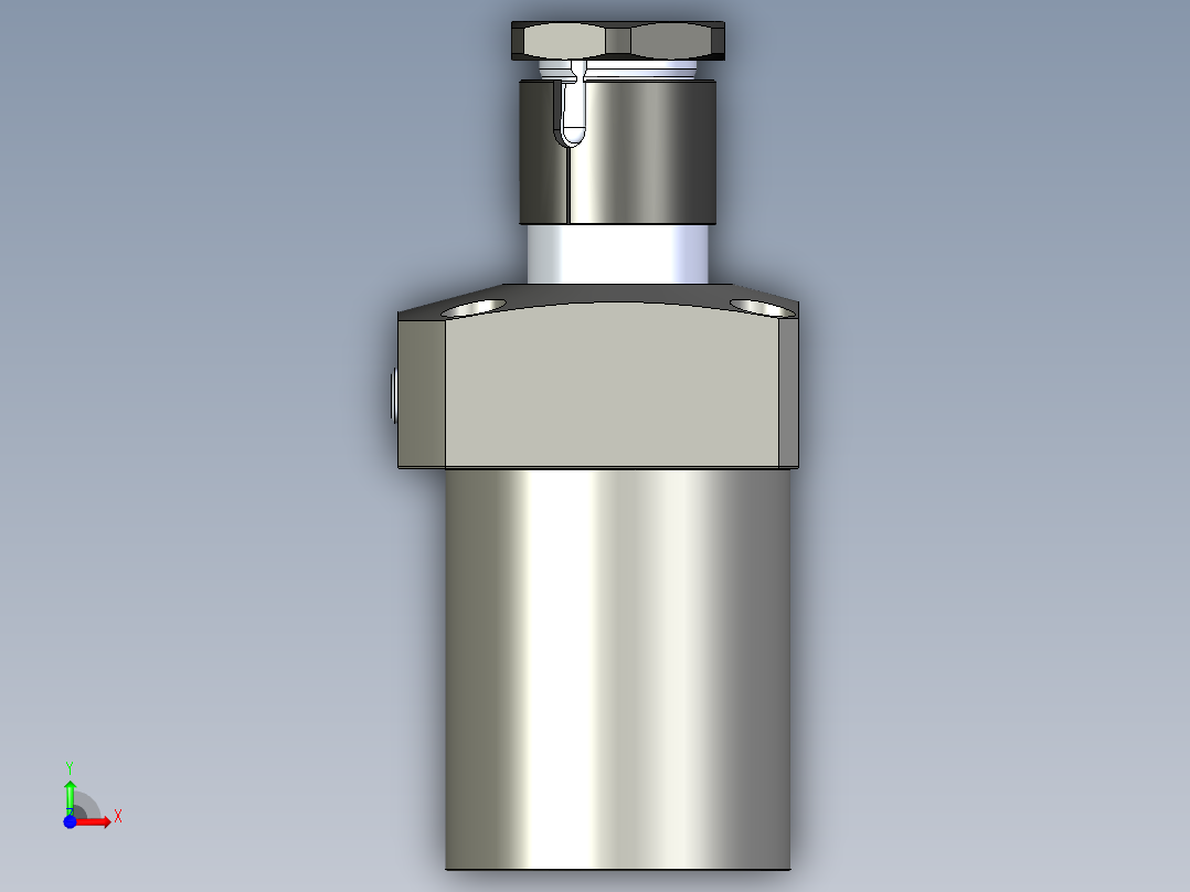 KOSMEKLHS1050-GR-Y60多系列多零件图纸模型前视图