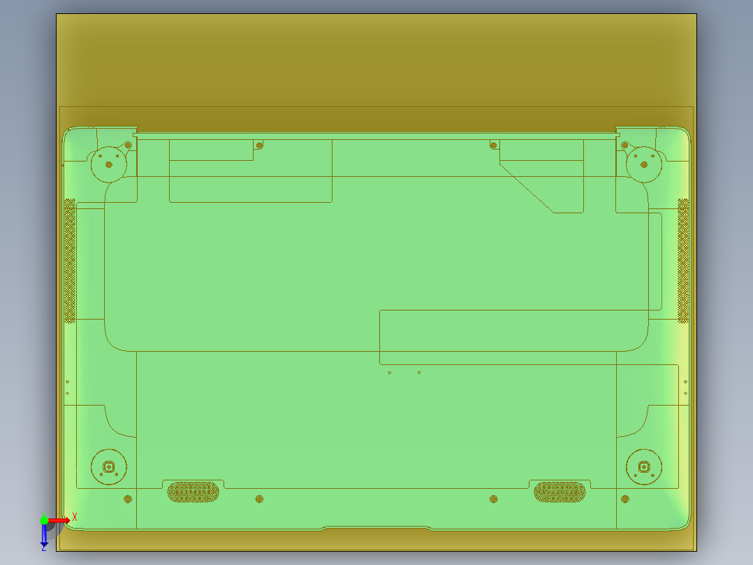 UX390-D-GXT俯视图